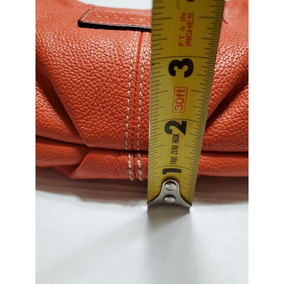 Tignanello No Contest Papaya Leather Cross Body/Shoulder Bag Purse Handbag - Picture 10 of 16